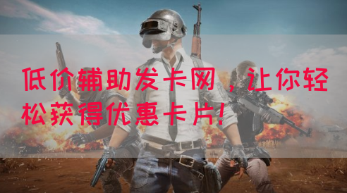 低价辅助发卡网，让你轻松获得优惠卡片！(图1)