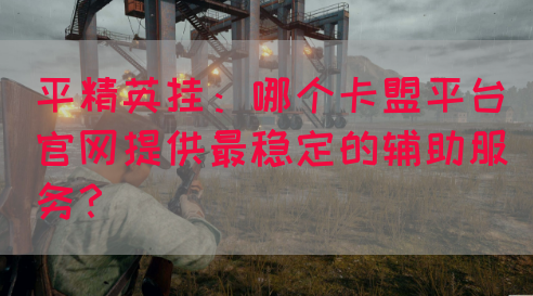 平精英挂：哪个卡盟平台官网提供最稳定的辅助服务？(图1)