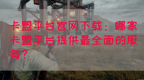 卡盟平台官网下载：哪家卡盟平台提供最全面的服务？(图1)
