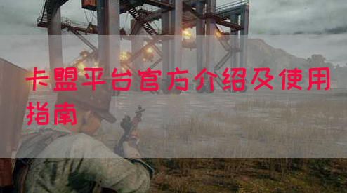 卡盟平台官方介绍及使用指南(图1)