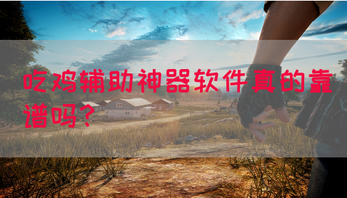 吃鸡辅助神器软件真的靠谱吗？(图1)