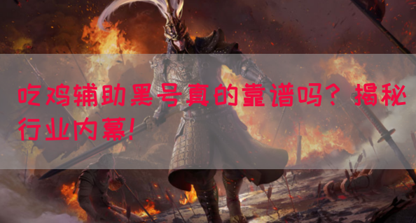 吃鸡辅助黑号真的靠谱吗？揭秘行业内幕！(图1)