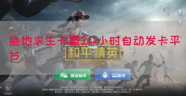 绝地求生卡盟24小时自动发卡平台(图1)