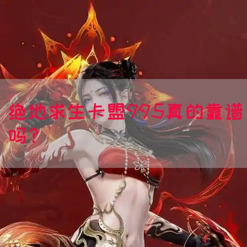 绝地求生卡盟995真的靠谱吗？(图1)