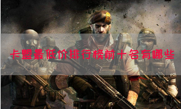 卡盟最低价排行榜前十名有哪些(图1)