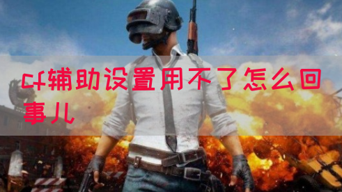 cf辅助设置用不了怎么回事儿(图1)