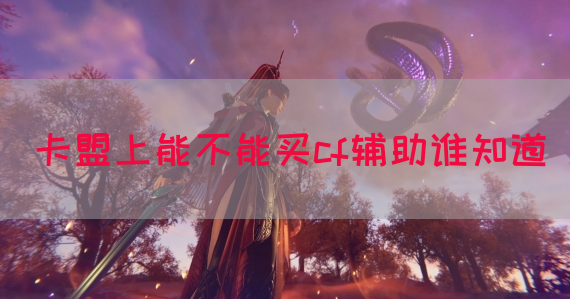 卡盟上能不能买cf辅助谁知道(图1)