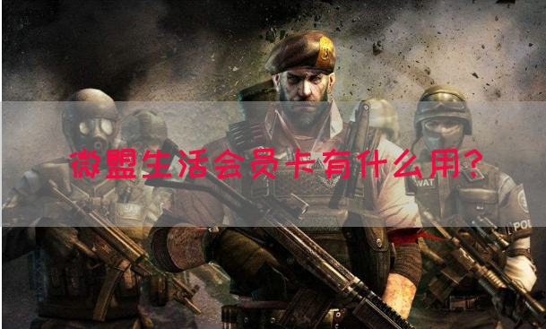 微盟生活会员卡有什么用？(图1)