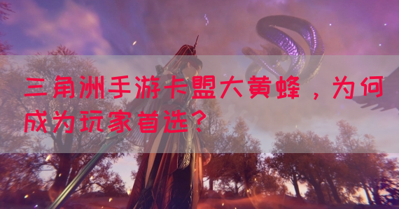 三角洲手游卡盟大黄蜂，为何成为玩家首选？(图1)