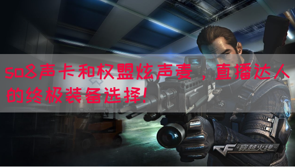 so8声卡和权盟炫声麦，直播达人的终极装备选择！(图1)
