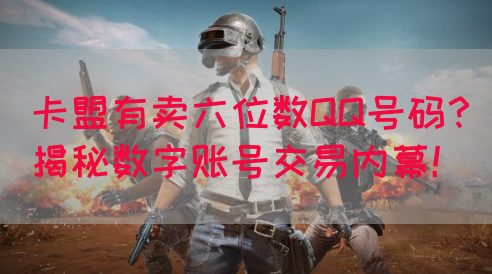 卡盟有卖六位数QQ号码？揭秘数字账号交易内幕！(图1)
