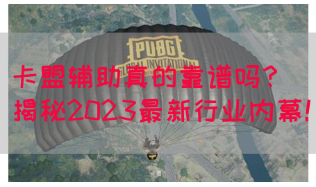 卡盟辅助真的靠谱吗？揭秘2023最新行业内幕！(图1)