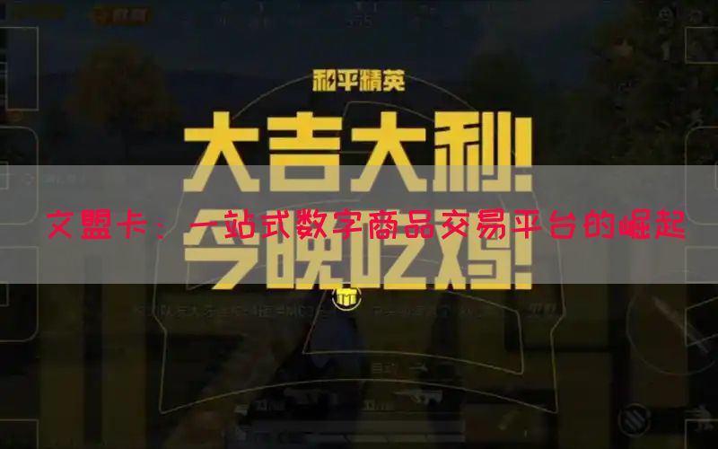 文盟卡：一站式数字商品交易平台的崛起(图1)