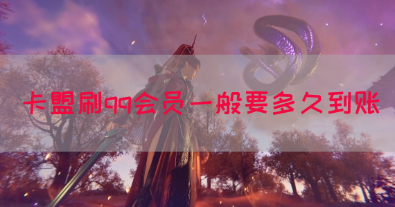 卡盟刷qq会员一般要多久到账(图1)