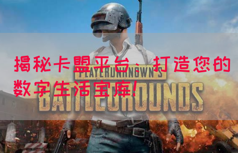 揭秘卡盟平台：打造您的数字生活宝库！(图1)