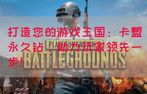 打造您的游戏王国：卡盟永久钻，助力玩家领先一步！(图1)