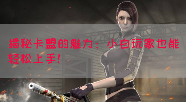 揭秘卡盟的魅力：小白玩家也能轻松上手！(图1)