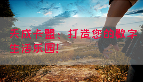天成卡盟：打造您的数字生活乐园！(图1)