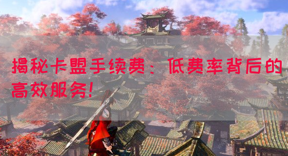 揭秘卡盟手续费：低费率背后的高效服务！(图1)