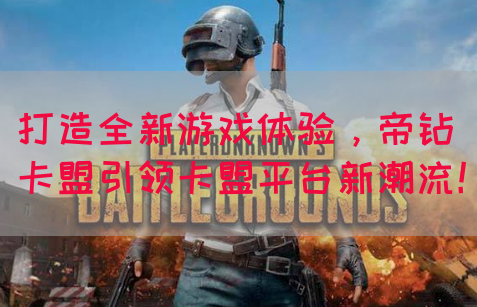 打造全新游戏体验，帝钻卡盟引领卡盟平台新潮流！(图1)