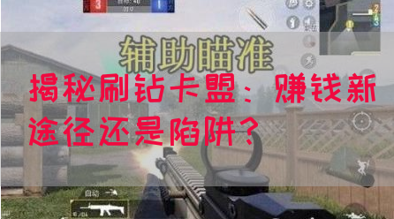 揭秘刷钻卡盟：赚钱新途径还是陷阱？(图1)