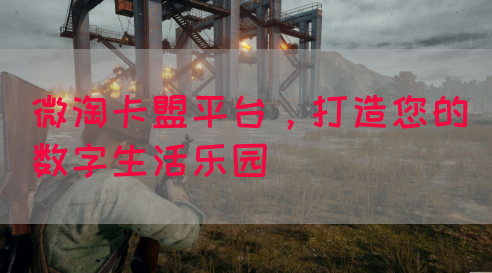 微淘卡盟平台，打造您的数字生活乐园(图1)