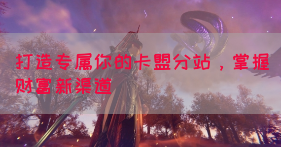 打造专属你的卡盟分站，掌握财富新渠道(图1)