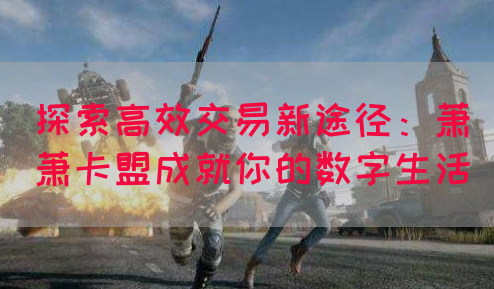 探索高效交易新途径：萧萧卡盟成就你的数字生活(图1)