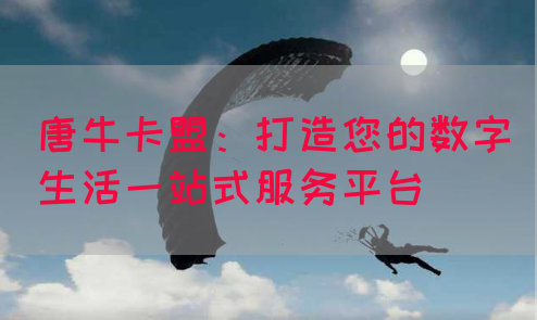 唐牛卡盟：打造您的数字生活一站式服务平台(图1)