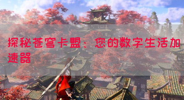 探秘苍穹卡盟：您的数字生活加速器(图1)