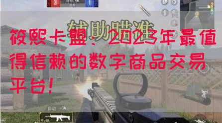 筱熙卡盟：2023年最值得信赖的数字商品交易平台！(图1)