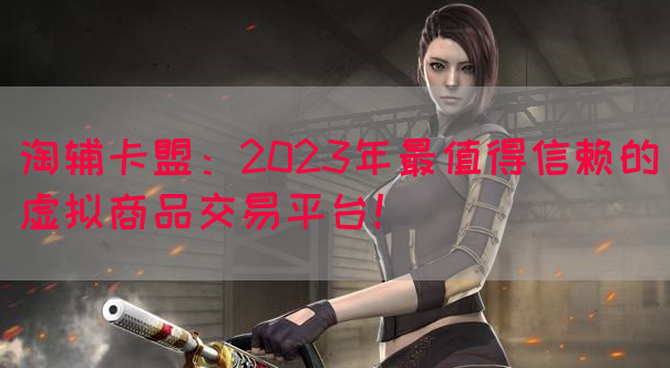 淘辅卡盟：2023年最值得信赖的虚拟商品交易平台！(图1)