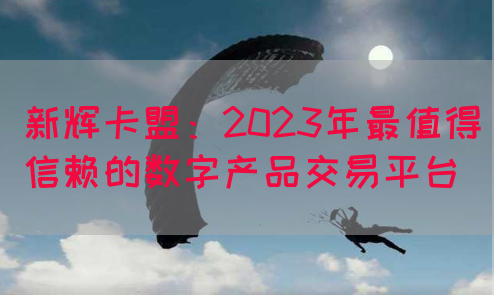 新辉卡盟：2023年最值得信赖的数字产品交易平台(图1)