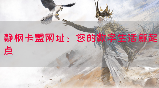 静枫卡盟网址：您的数字生活新起点(图1)