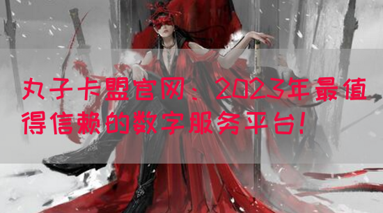 丸子卡盟官网：2023年最值得信赖的数字服务平台！(图1)