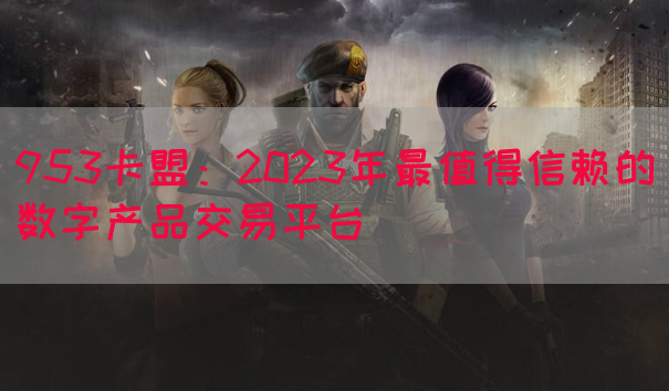 953卡盟：2023年最值得信赖的数字产品交易平台(图1)