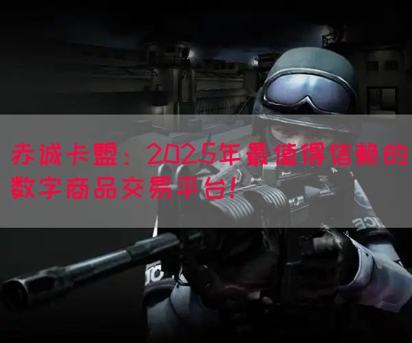 赤诚卡盟：2025年最值得信赖的数字商品交易平台！(图1)