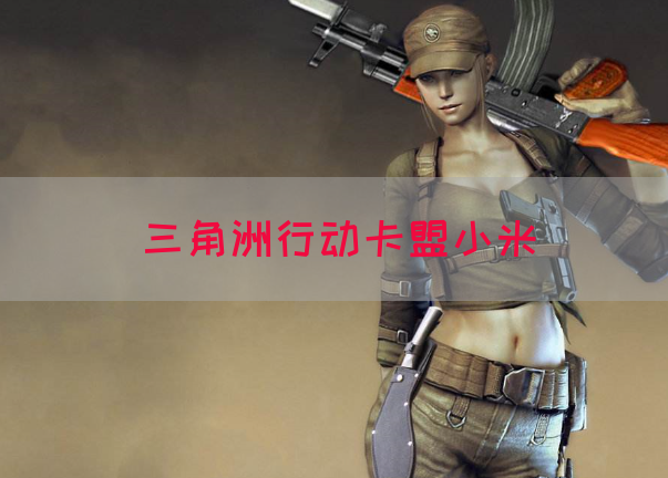 三角洲行动卡盟小米(图1)